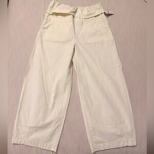 Ivory Wide-Leg Pants